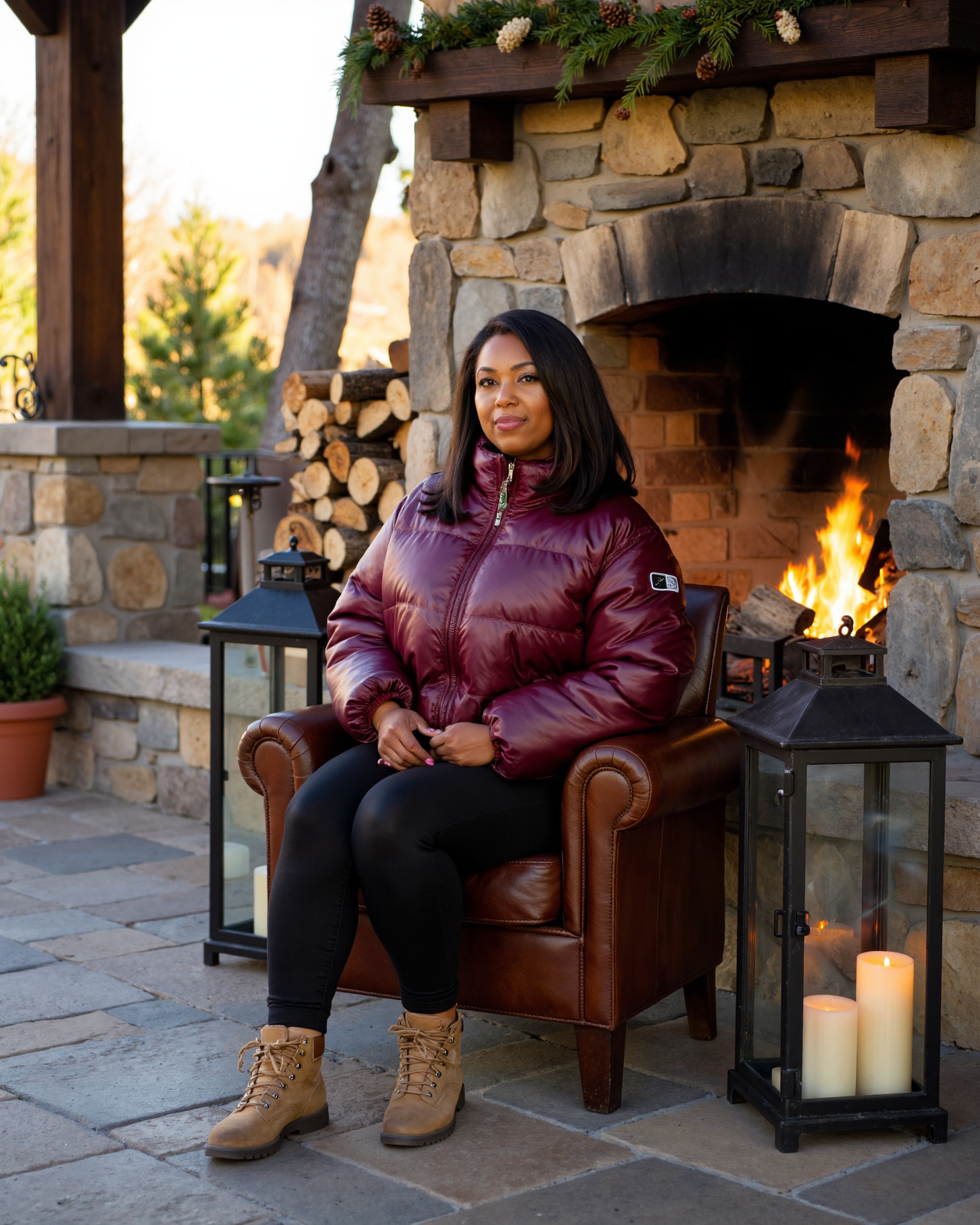 Template example Mountain Retreat 2 (female)